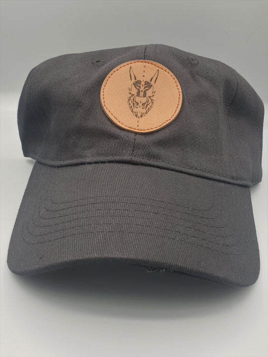 Dad Hat In dogs we trust logo