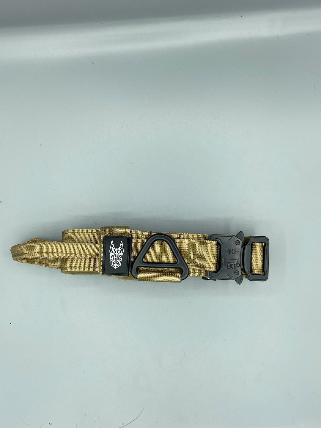 1.5" COYOTE TAN TACTICAL COLLAR |Dog chain collar