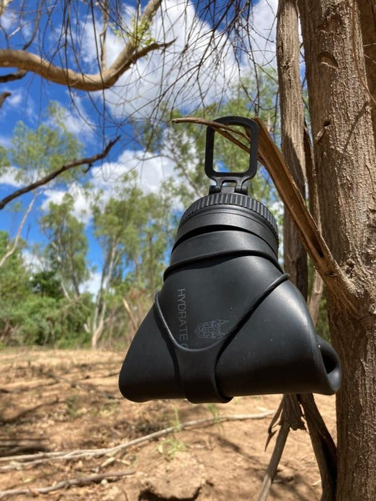 Hydrate or Die Collapsible Water Bottle