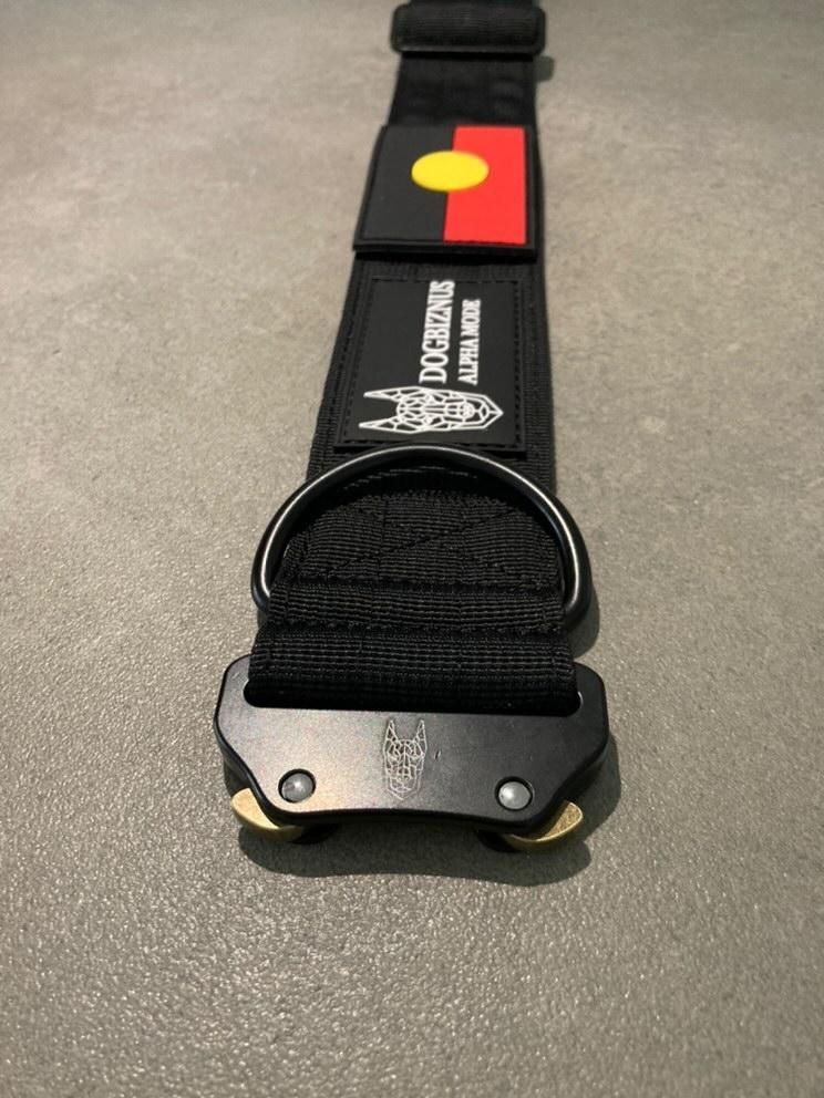Black dog collars