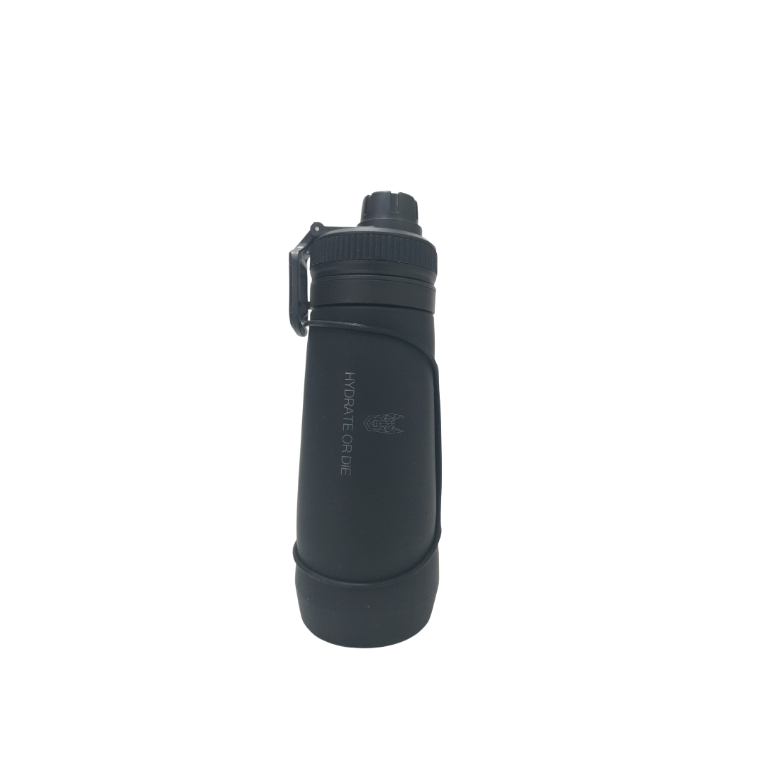 Hydrate or Die Collapsible Water Bottle