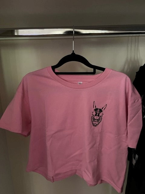 Dogbiznus Crop Tee In Canis Nos Fides