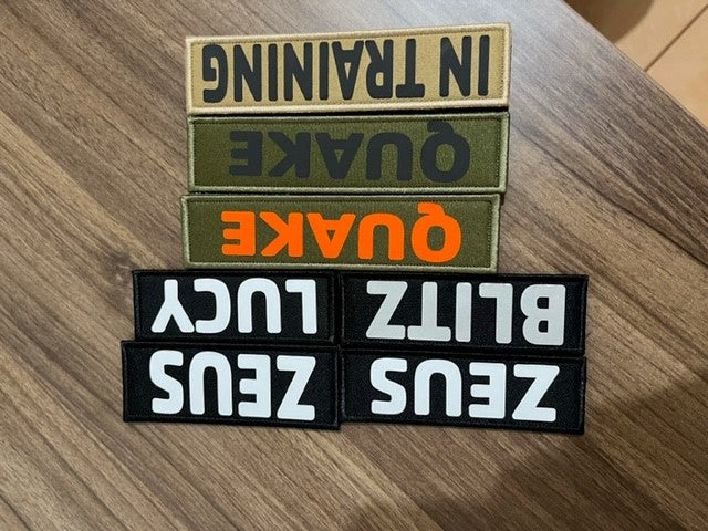 Custom Name Velcro Patches